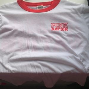 Pink long sleeve shirt